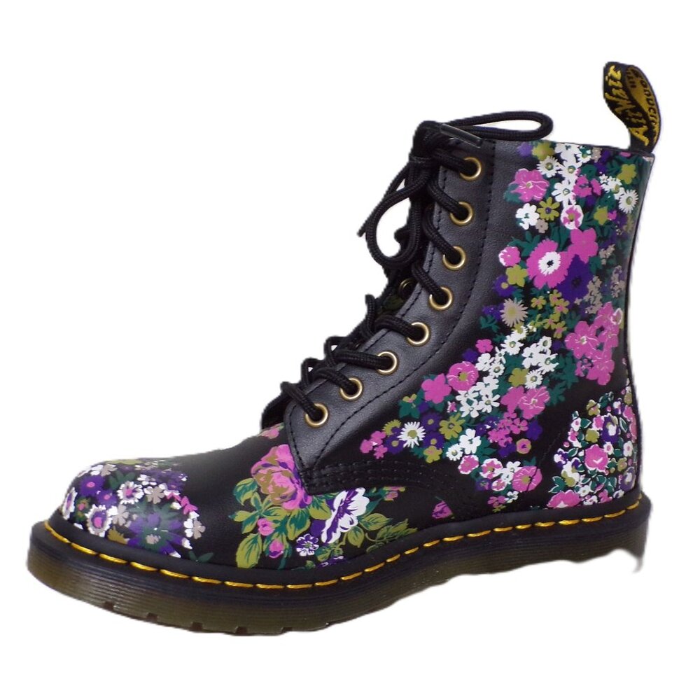 🆕 DR. MARTENS 1460 Vintage Floral Lace-Up Ankle Boot Bootie 7 - Picture 13 of 16